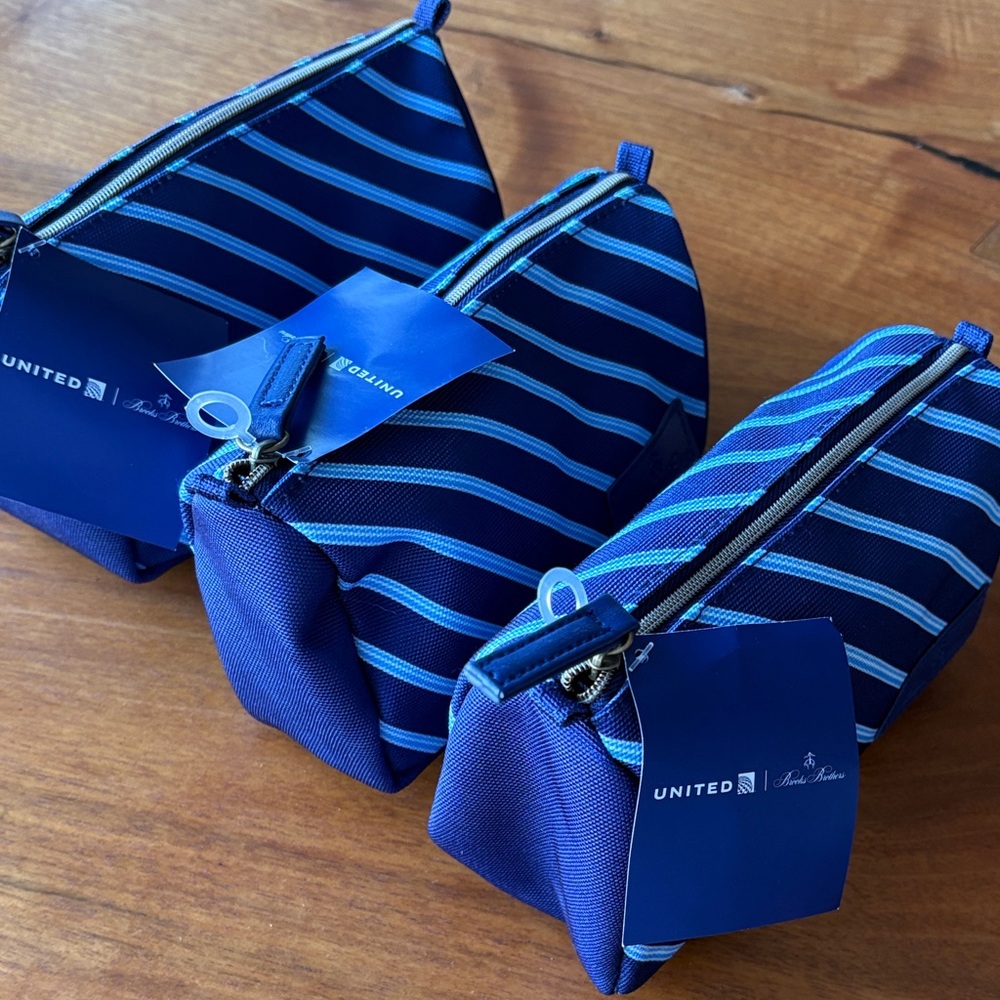 Brooks Brothers Travel Amenity Bag - 3-pack